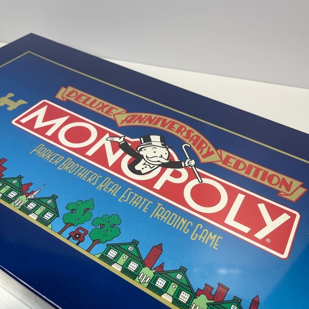 Monopoly Deluxe Anniversary Edition Board Game - Blue - Picture 11 of 11